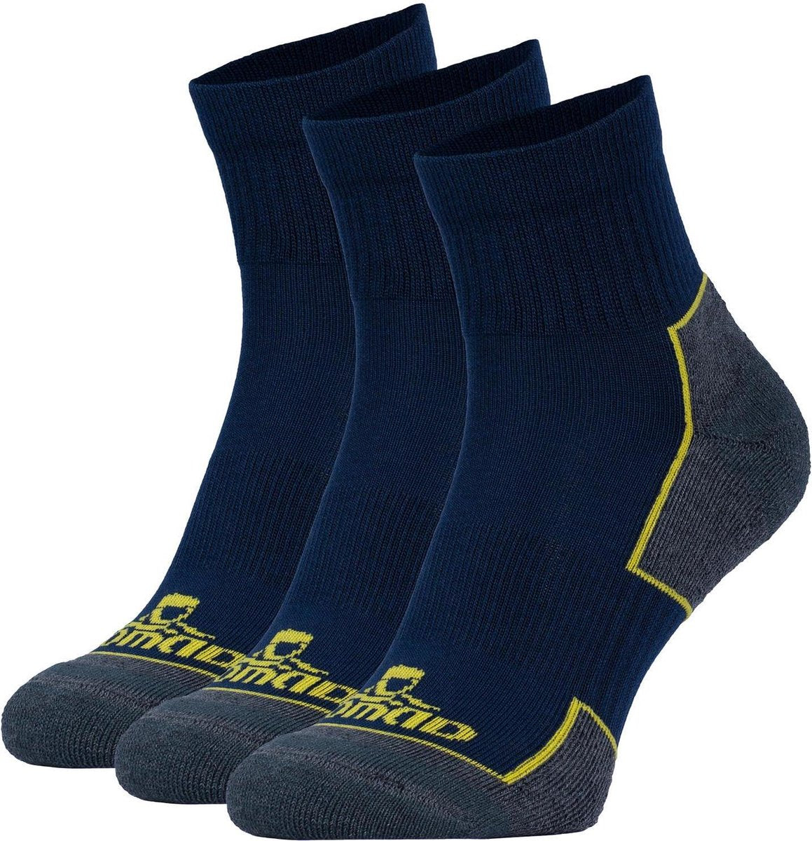 3-Pack Quarter Walking Sock - Maat 39-42