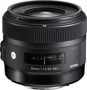 Sigma 30mm F1.4 DC HSM | Art SLR Standaardlens Zwart