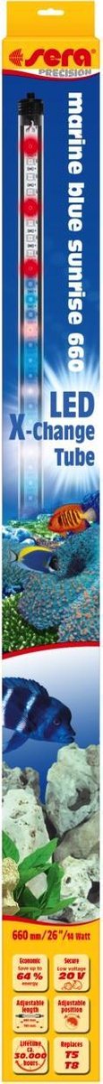 Sera Blue blauw riflicht marine zeeaquarium sunrise 660 66cm 14W