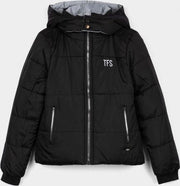 Winterjas grijs / zwart omkeerbaar Tiffosi maat 128