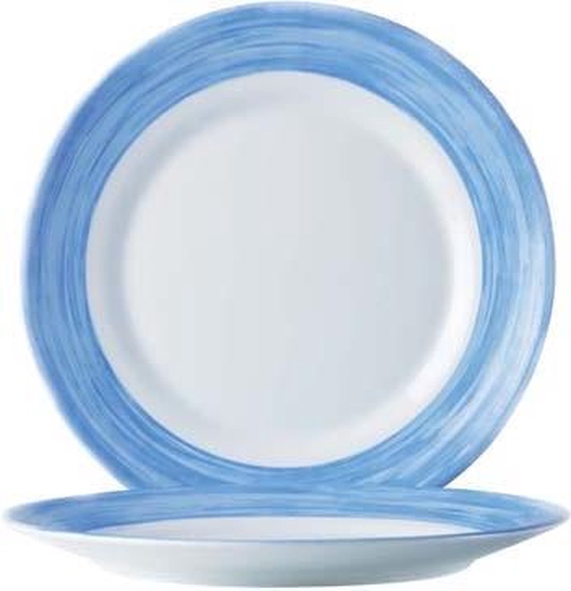 Brush Broodbord - Blauw - Ø 15