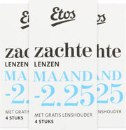 Etos Zachte Maandlenzen -2.25 - 3x4 stuks
