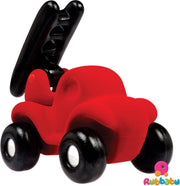 Rubbabu - Brandweerauto groot (rood)