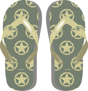 Arditex Teenslippers Military Junior Donkergroen Maat 30