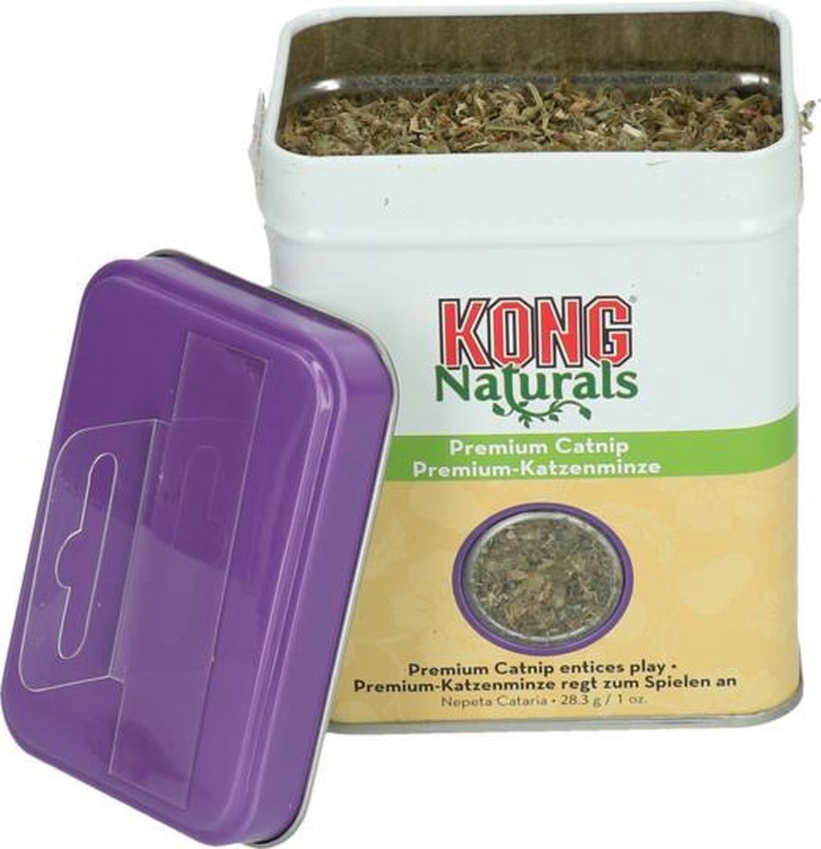 Kong - Catnip Premium - 1ste klas kattenkruid uit Noord Amerika - Voor katten - 28