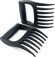 Best Getest! * Luxe en Professionele BBQ Vleesklauwen met weerhaakjes - Meat Claws - Pulled Pork klauwen - Bear paws - Barbeque accesoires - Set van 2 stuks * Uniek design!