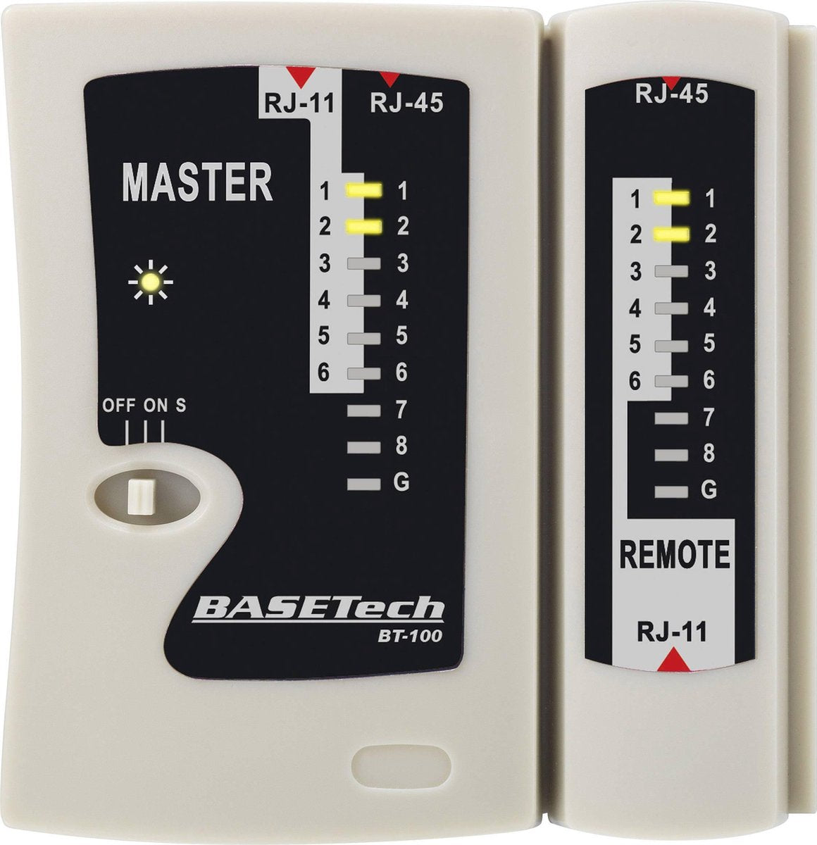 Basetech BT-100 Kabeltester Geschikt voor RJ-45