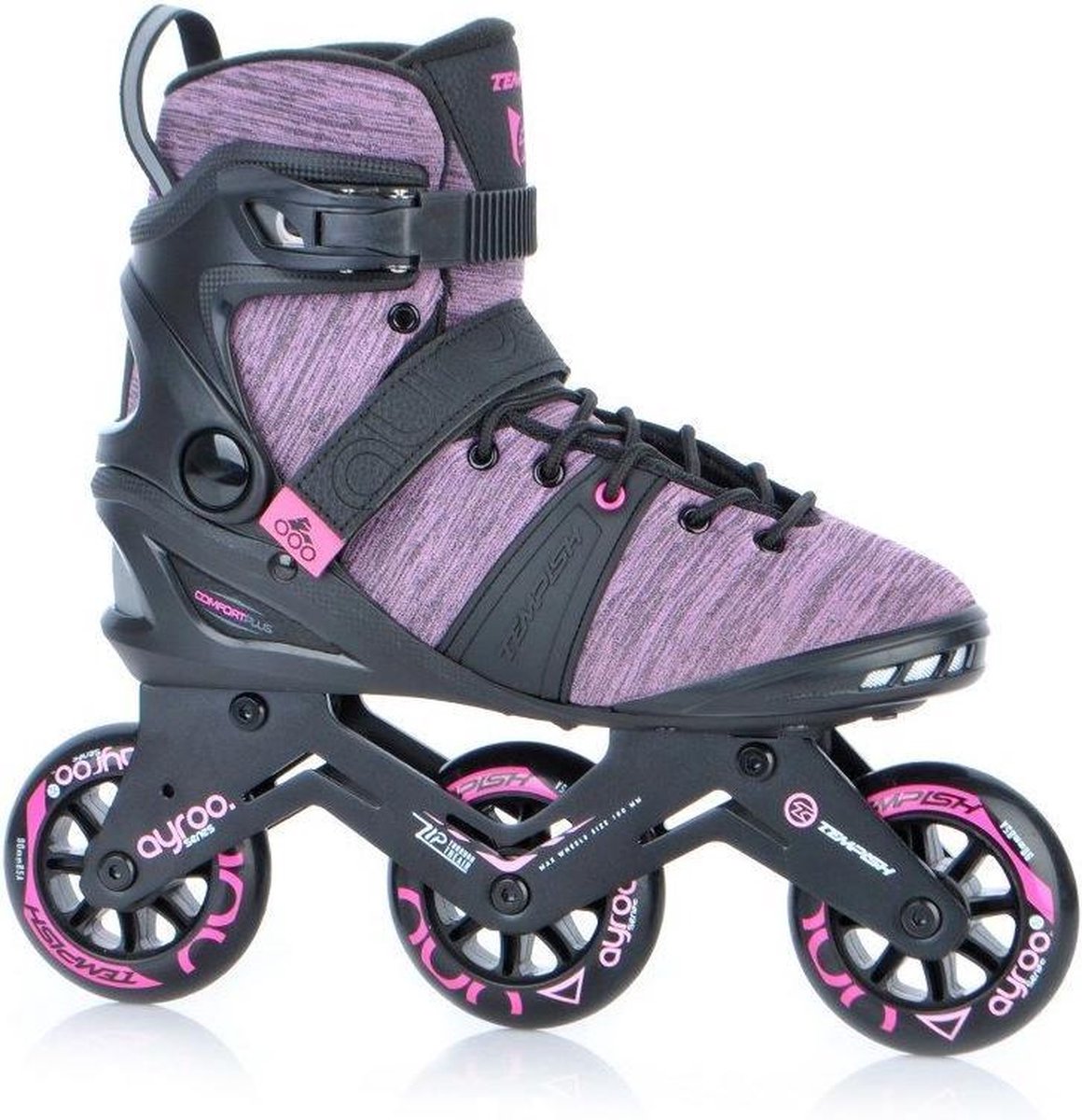 Tempish Ayroo 90  Inlineskates - Maat 39 - Vrouwen - zwart/paars
