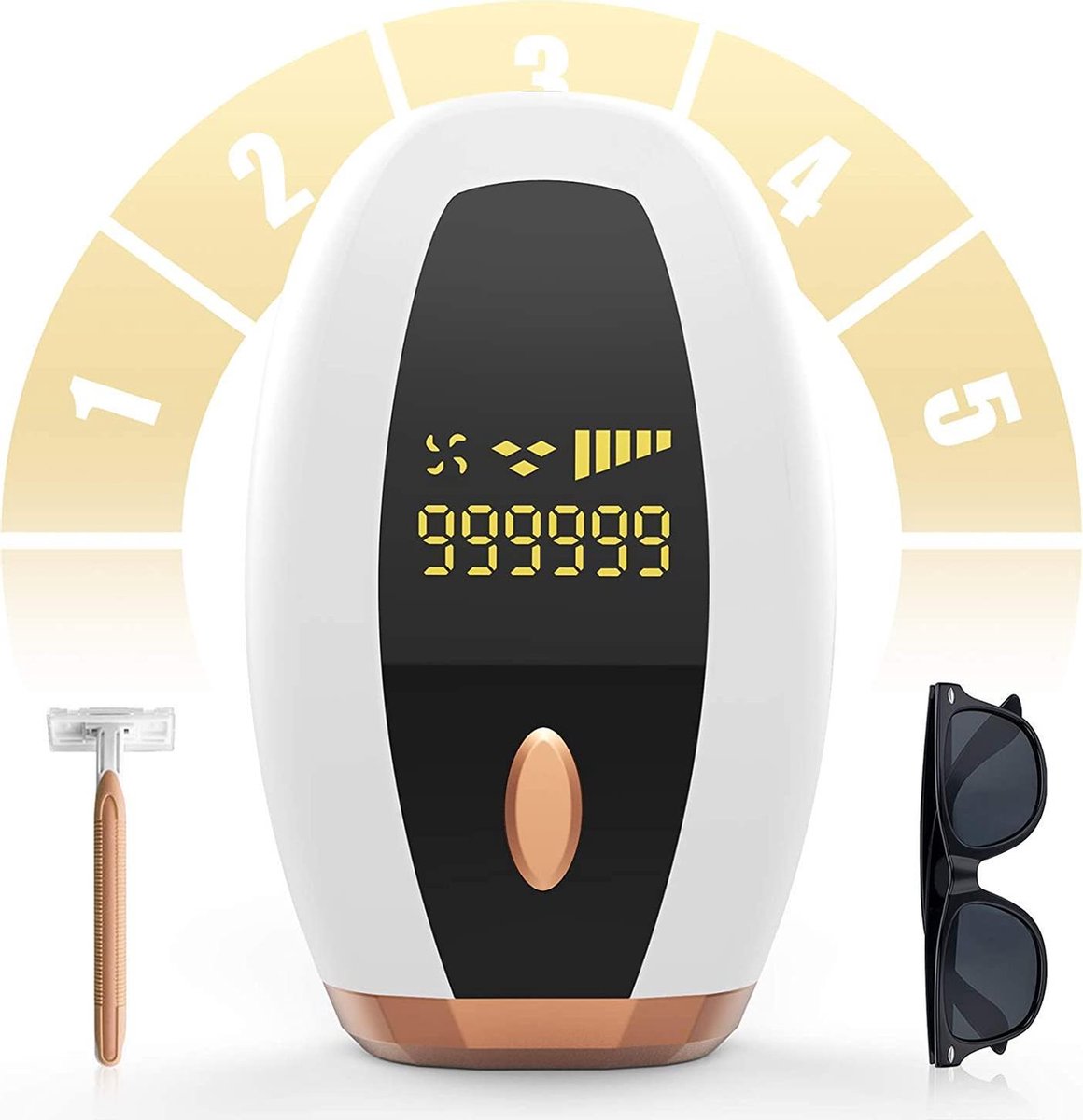 Sumer - IPL-ontharingsapparaat - Lichtontharing - 999.999 flitsen