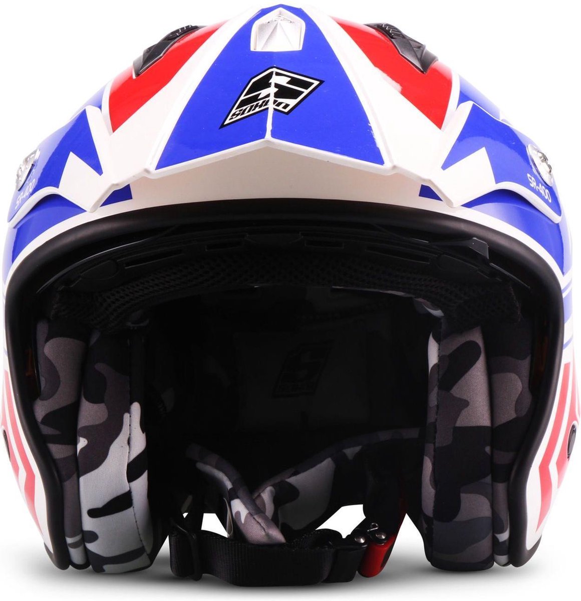 SOXON SR-401 Storm Blauw - jethelm