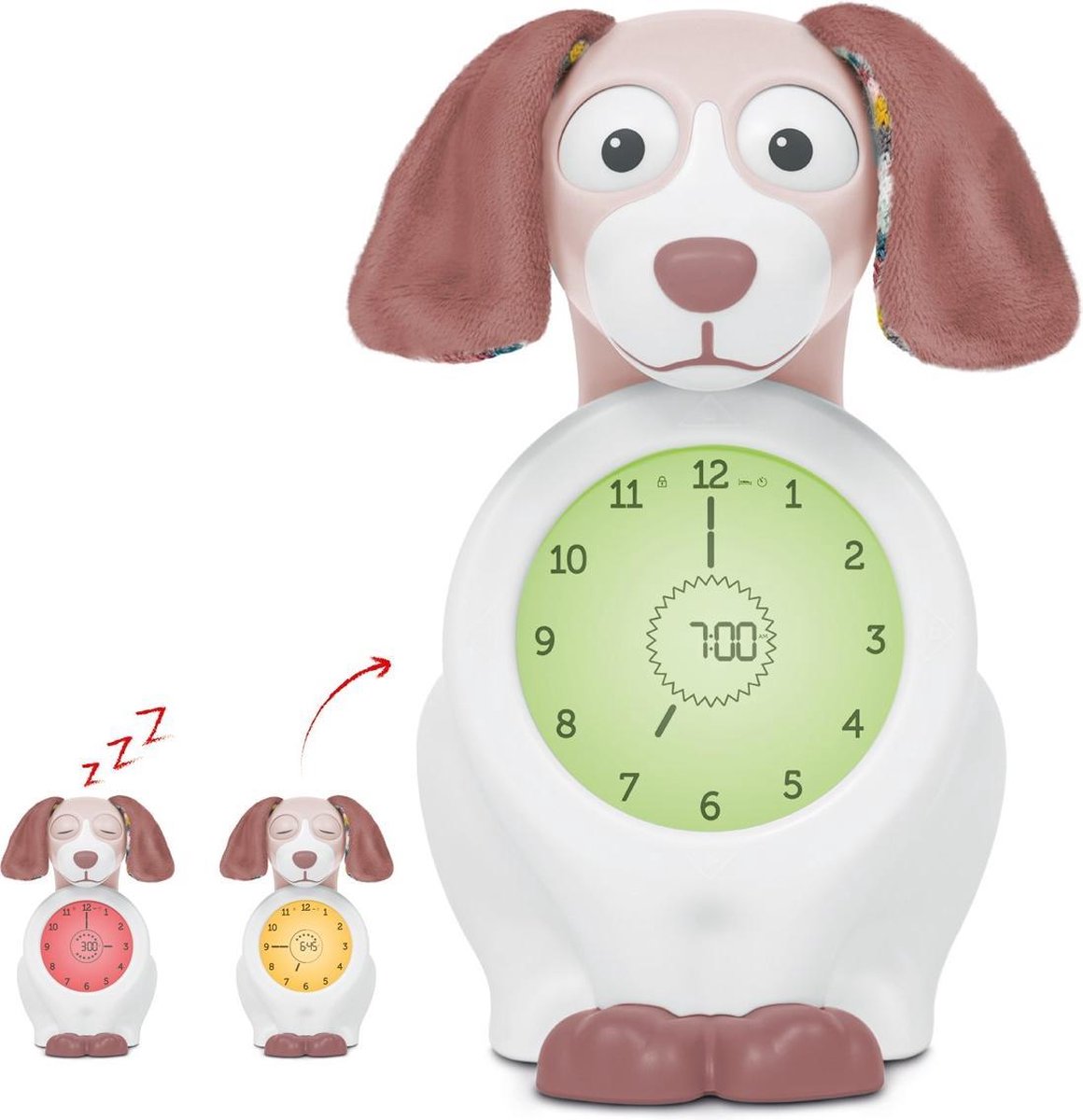 Zazu Davy the Dog Slaaptrainer en Kinderwekker Roze