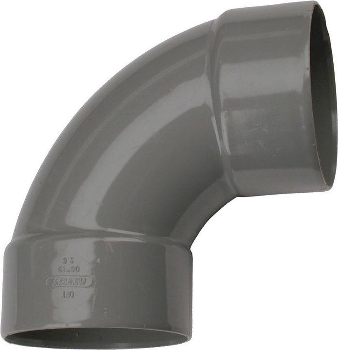 Bocht 90gr 2 x mof doorsnede 50 mm