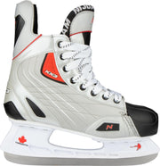 Nijdam 3385 IJshockeyschaats - Deluxe - Grijs/Zilver - Maat 41