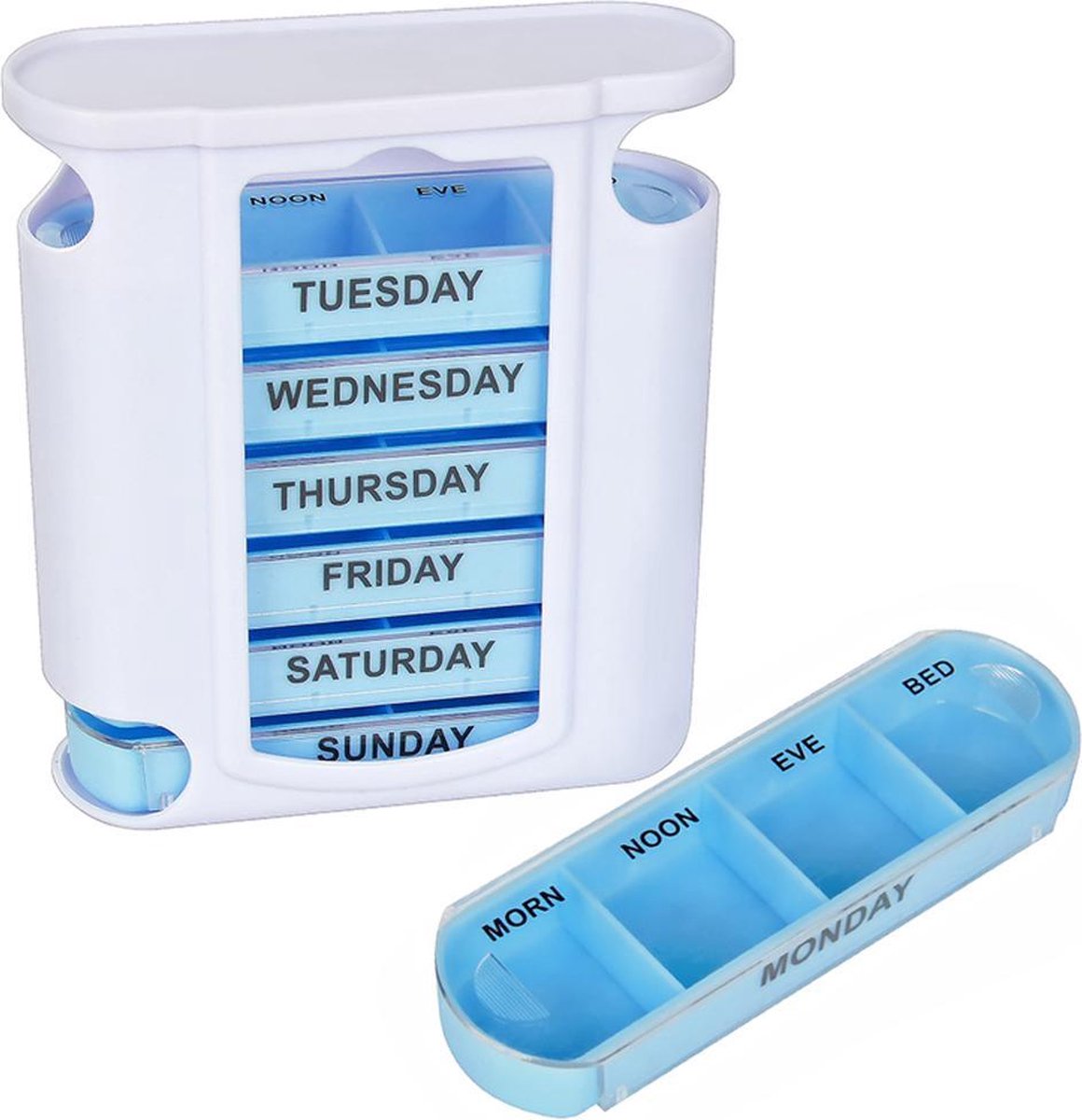 FLOKOO Pillendoos 7 Dagen - Wit