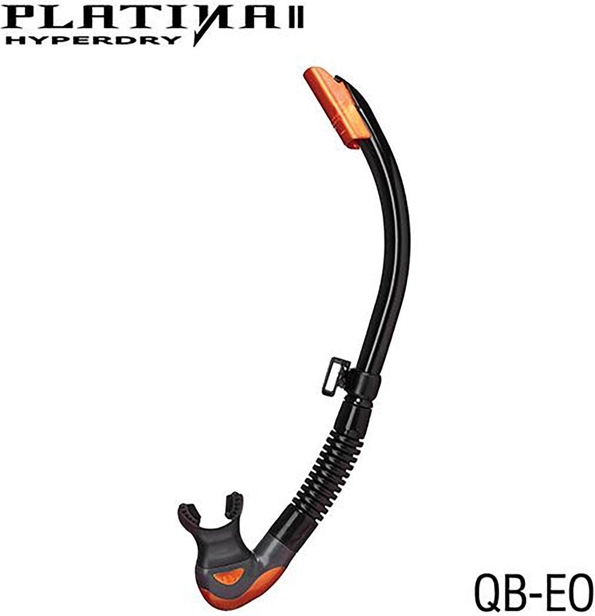 TUSA Hyperdy Platina II snorkel - zwart/oranje
