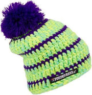 Babymuts - groen/paars/blauw
