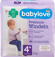 babylove Premium luiers - maat 4+  - Maxiplus - 9-15 kg (38 stuks)