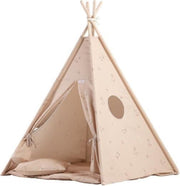 Tipi Tent / Speeltent Kinderkamer Powder Beige - Speeltent voor Kinderen - Kindertent - Indianentent - Wigwam 100x100x120cm