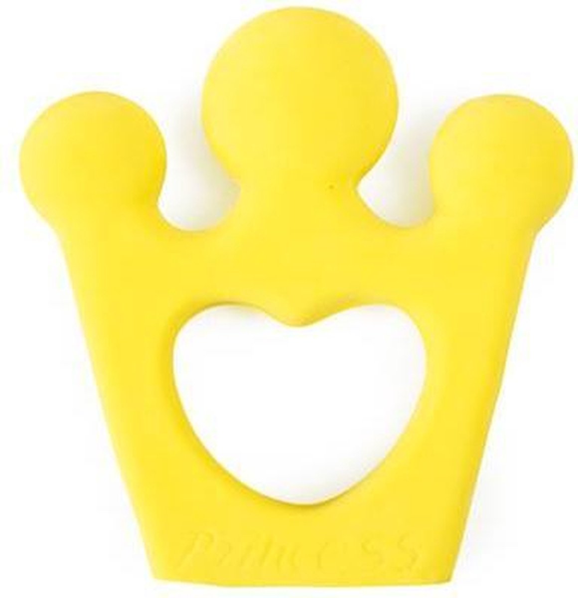 Tikiri Bijtring Kroon 10 Cm Geel