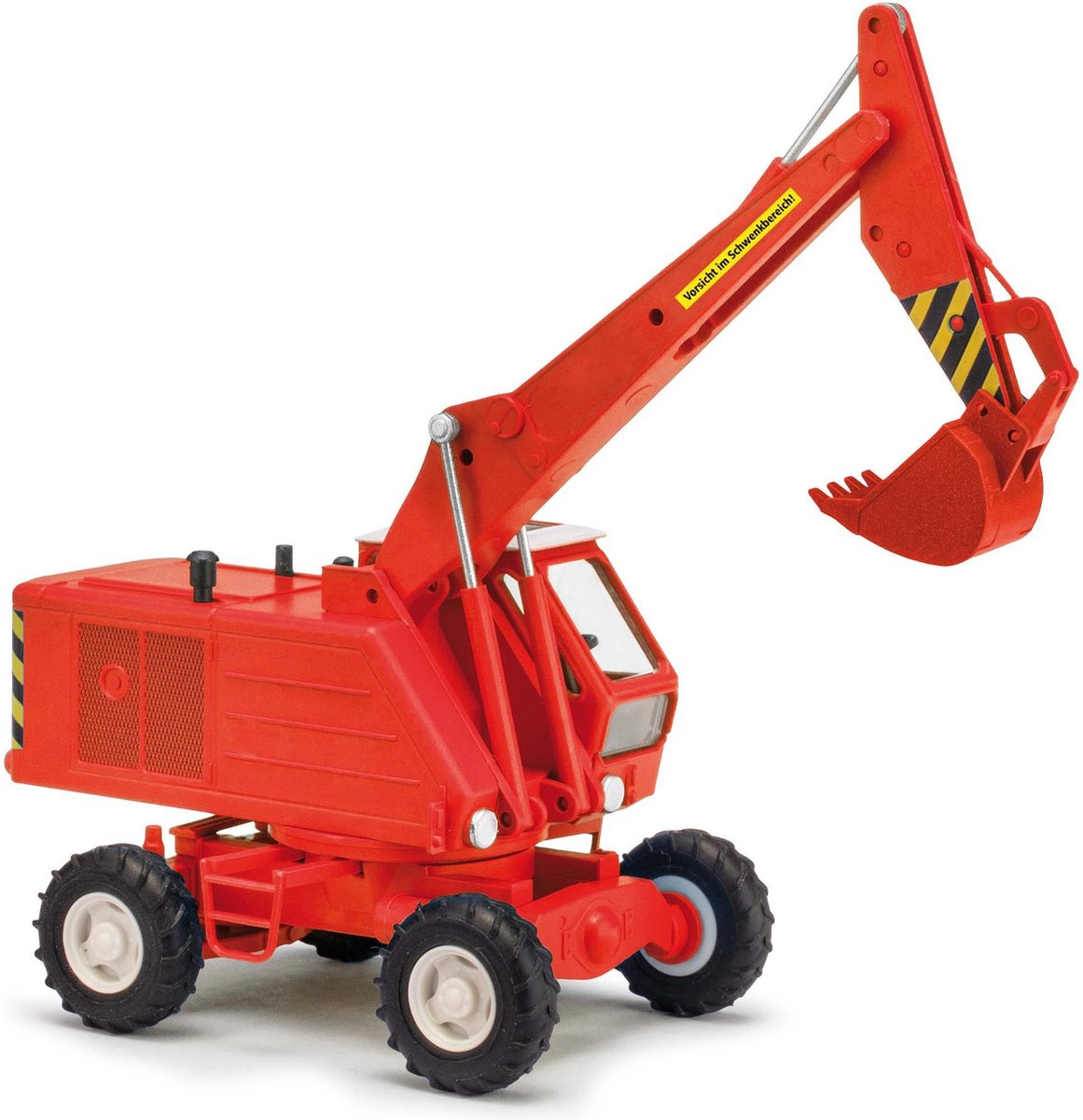 Busch - Weimar Mobilbagger T 174 Rot Mit Tiefloffel 1974 (3/21) * - BA42894 - modelbouwsets