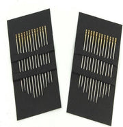 Doodadeals® | dubbeloogs naalden | self threading needles | Naaldenset | Stopnaalden | Borduurnaalden | 3 maten | 12 stuks