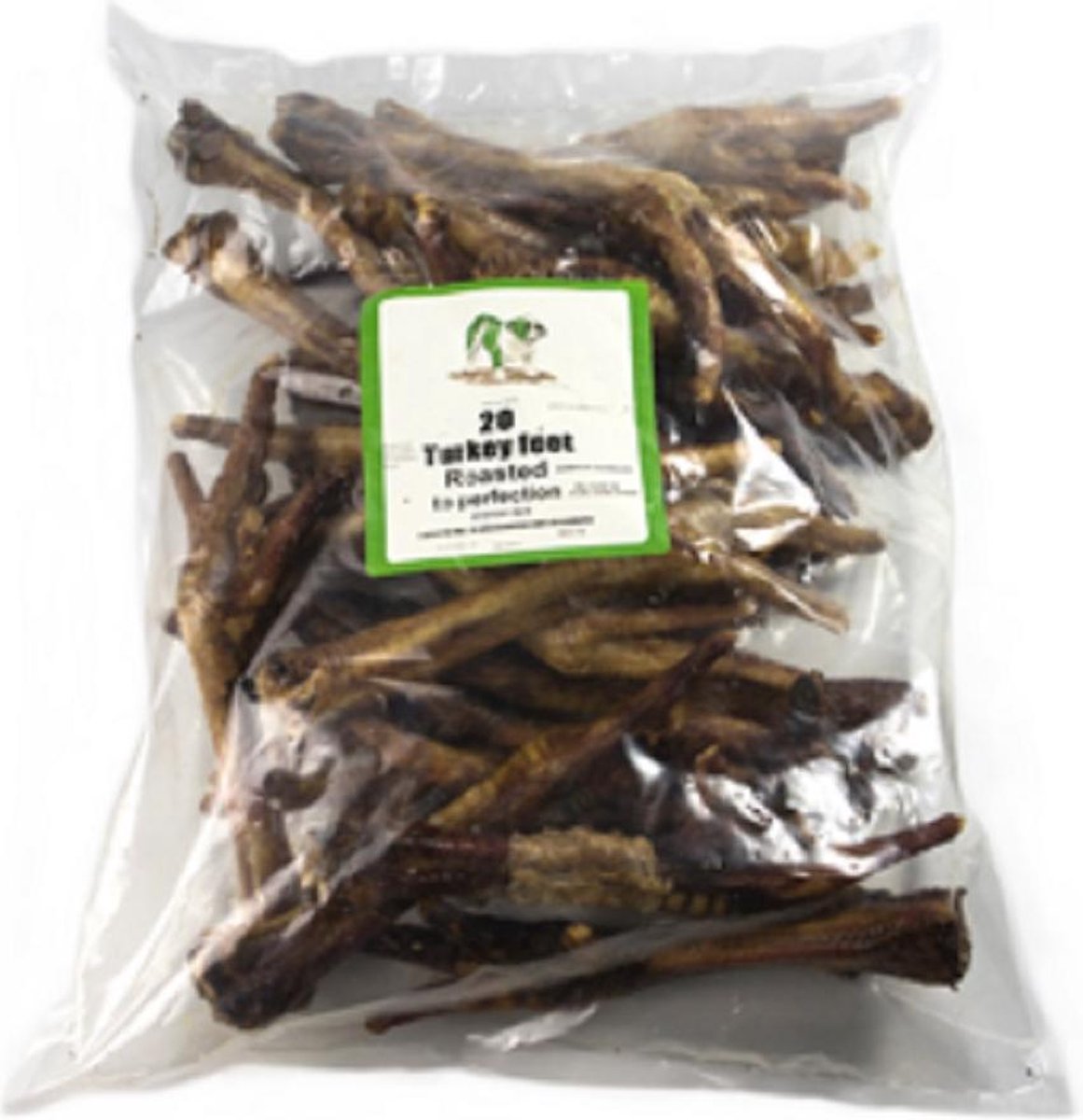Kalkoen poot 20 stuks van de snackmeester 100% natuurlijk natural naturel