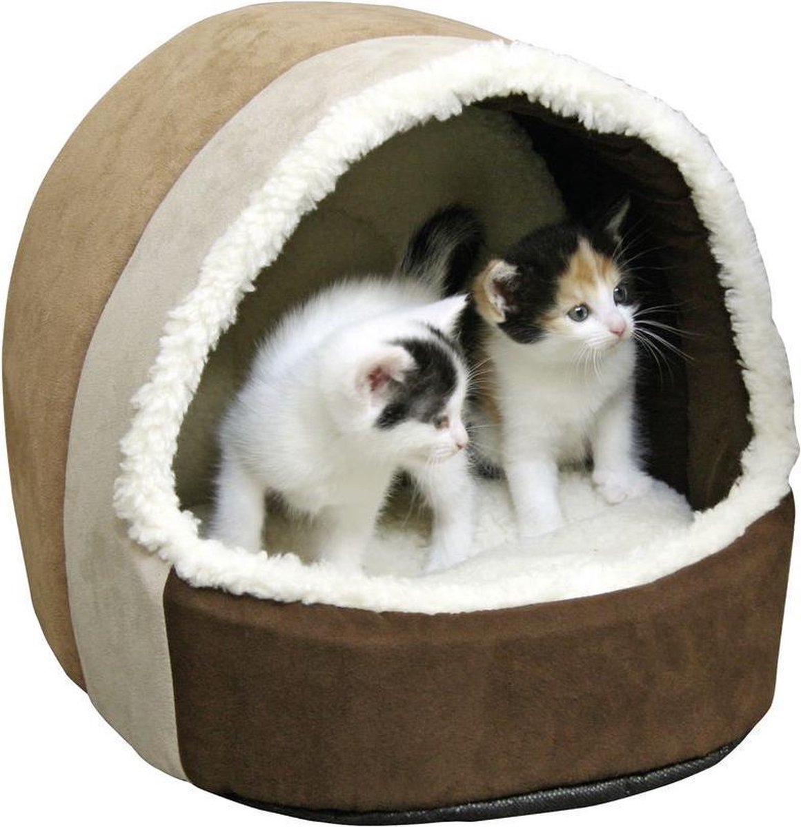 Kattenhuisje zacht Amy "Bruin" (35*33*32)