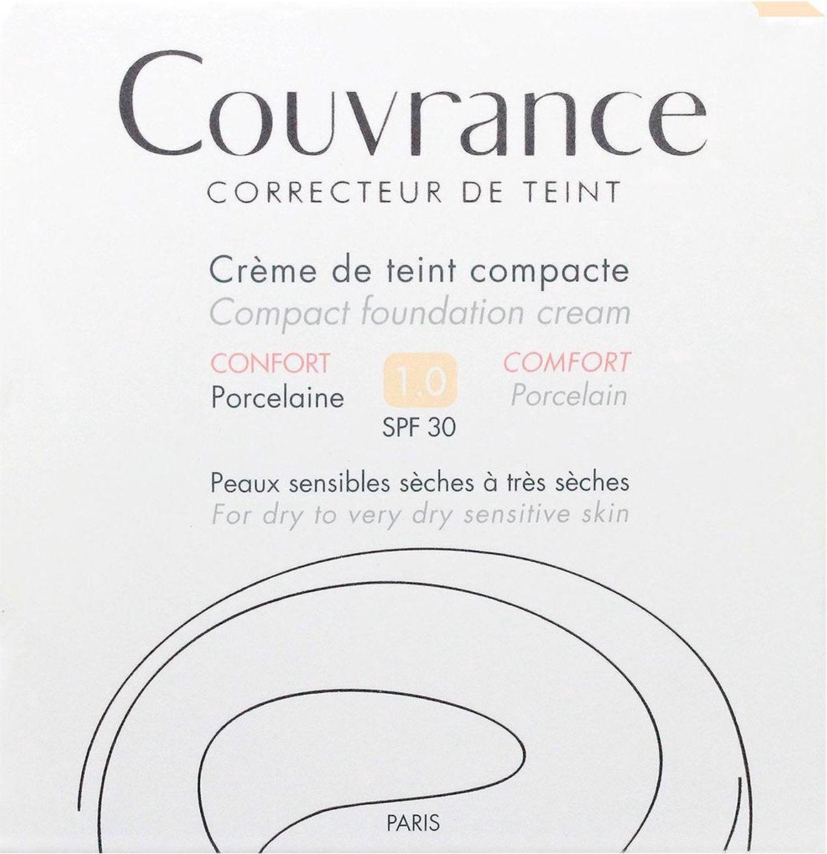 Avène - Couvrance Crème De Teint Compact Confort n°1 Porcelaine