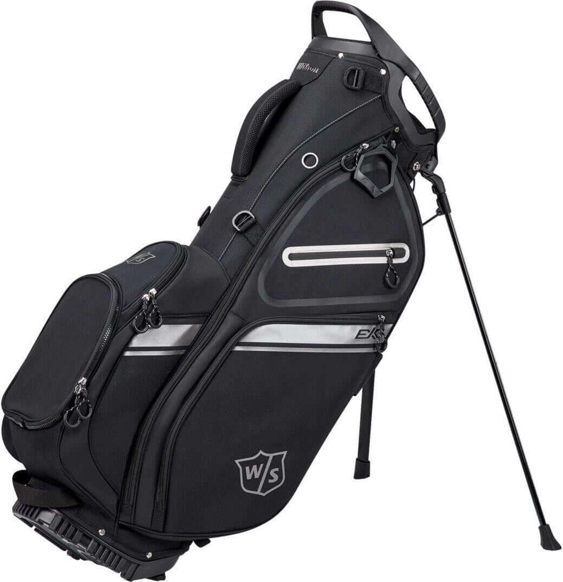 Wilson Staff Exo II  Standbag 2021 - Zwart Zilver