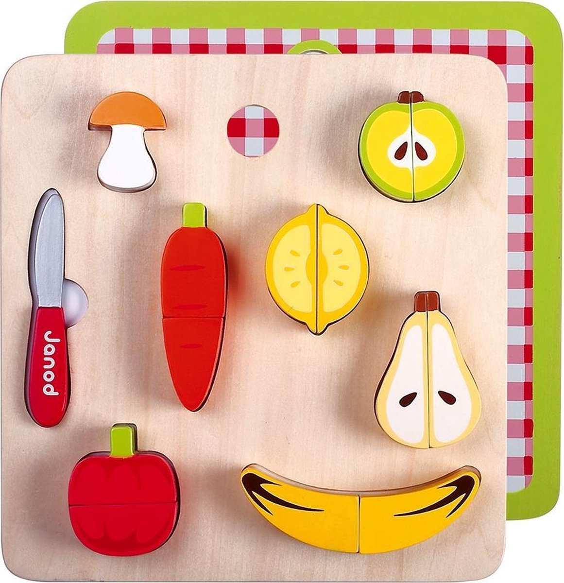 Janod Chunky groente & fruit magnetisch