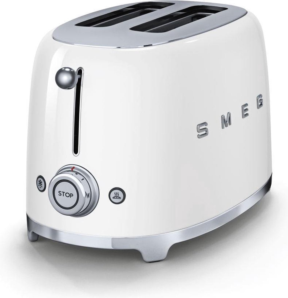 Smeg TSF01WHEU - Broodrooster - 2 sneden - Wit