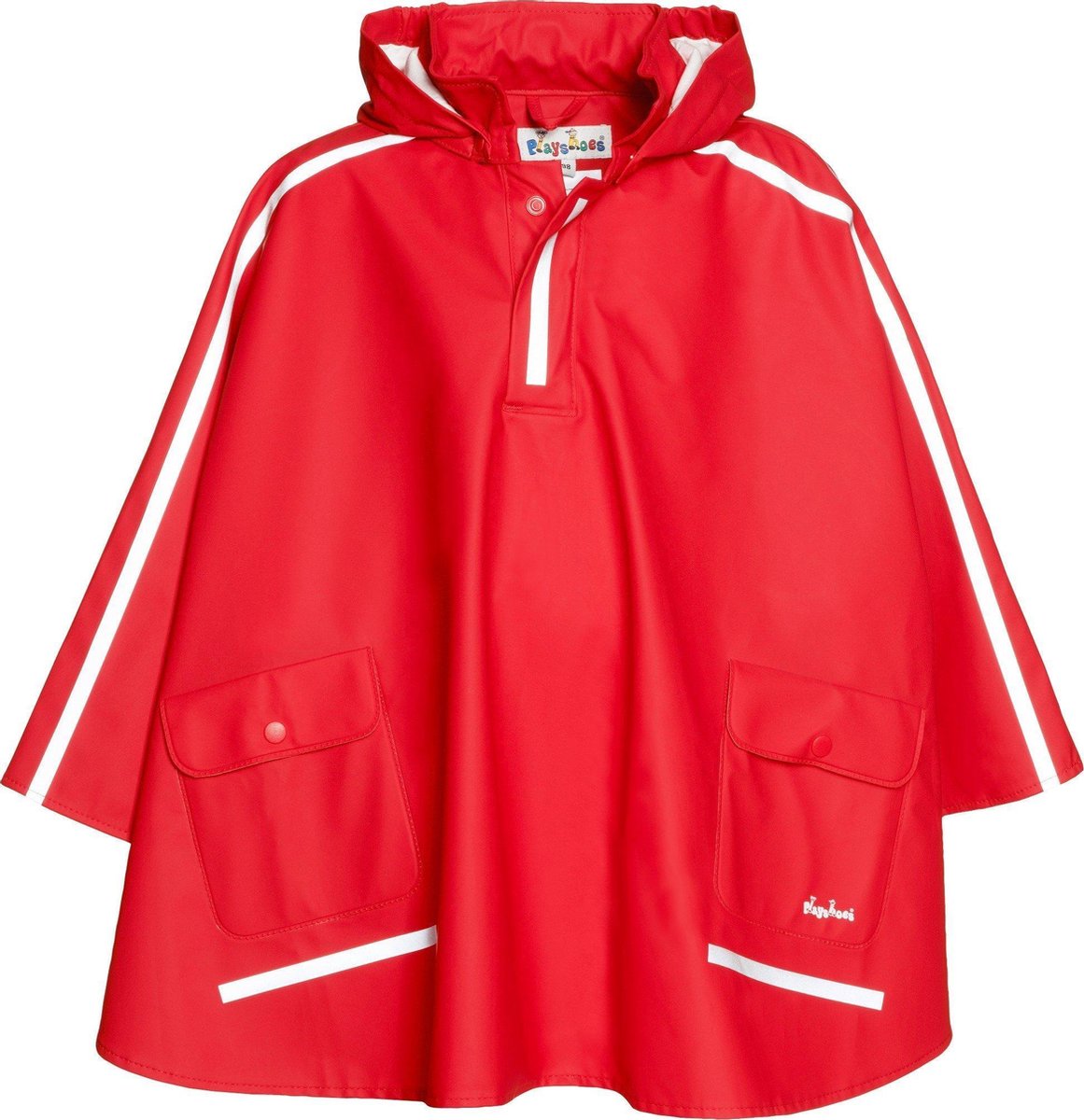 Playshoes Regenponcho Kinderen - Rood - Maat 152