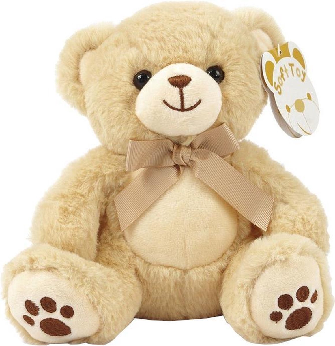 Soft Touch Knuffelbeer Paws 20 Cm Bruin