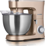 Heinrich´s HKM 8078 - keukenmachine - 1400 Watt - XXL - goudkleurig zijdeglans.
