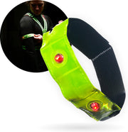 Hardloop Verlichting - Hardloop Lampjes - Hardloop Licht - Reflecterende Armbanden - LED + Klittenband