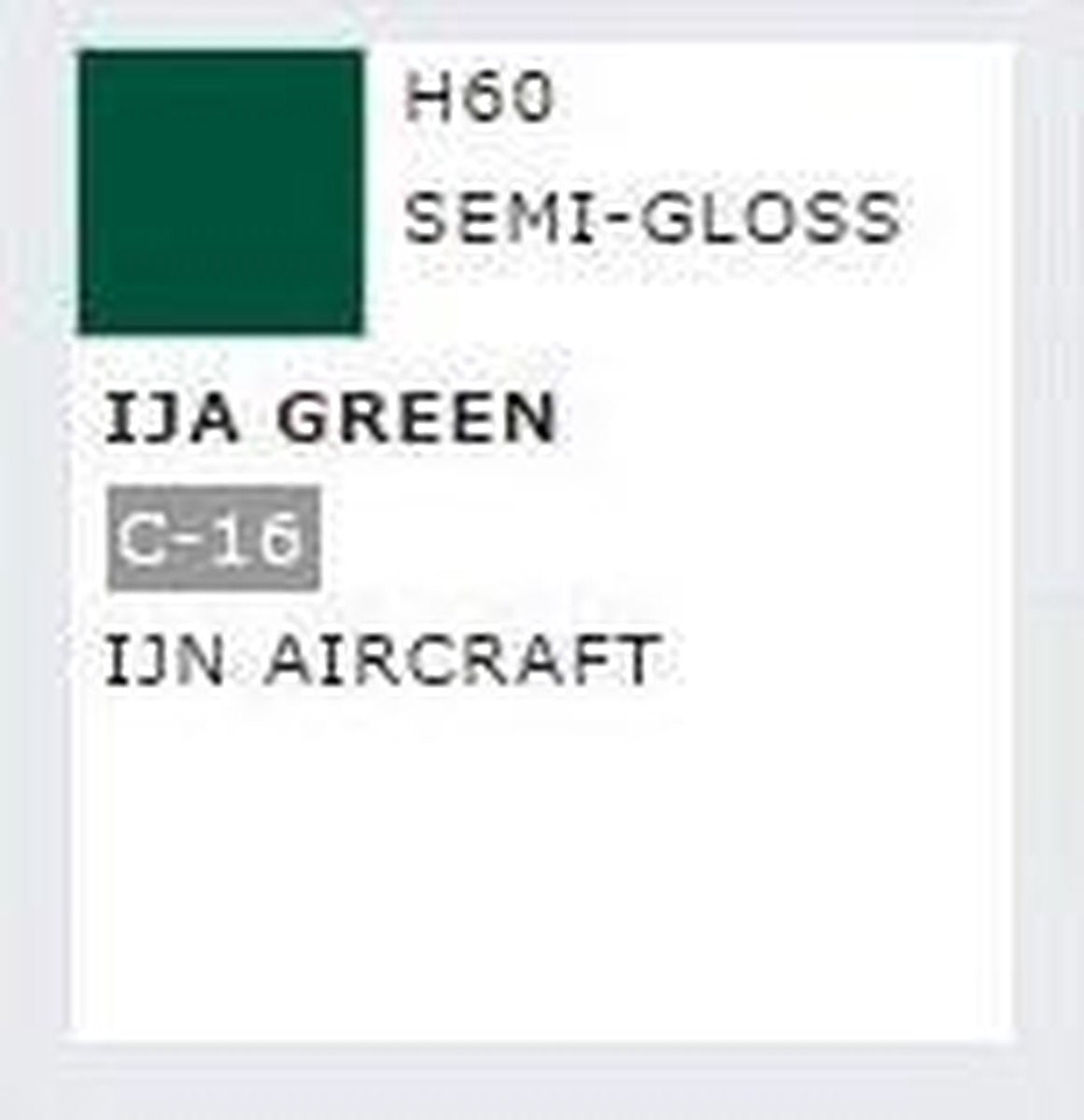 Mrhobby - Aqueous Hob. Col. 10 Ml Ija Green (Mrh-h-060)