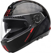 Schuberth C4 Pro Carbon Fusion Red Modular Helmet M