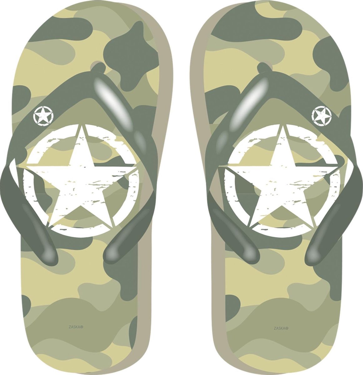 Arditex Teenslippers Military Unisex Lichtgroen Maat 34