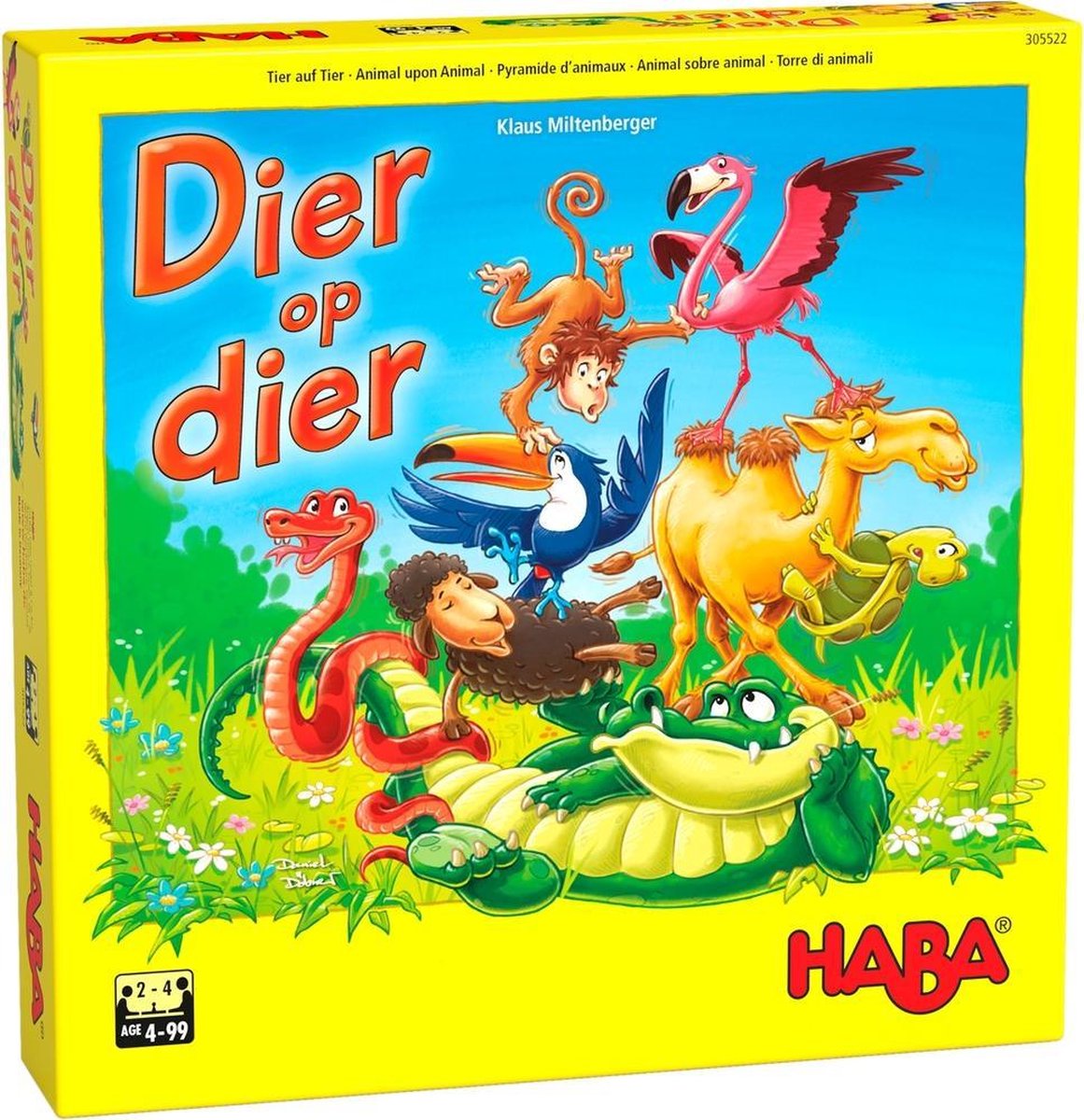 Spel - Dier op dier - Het wankele stapelspel