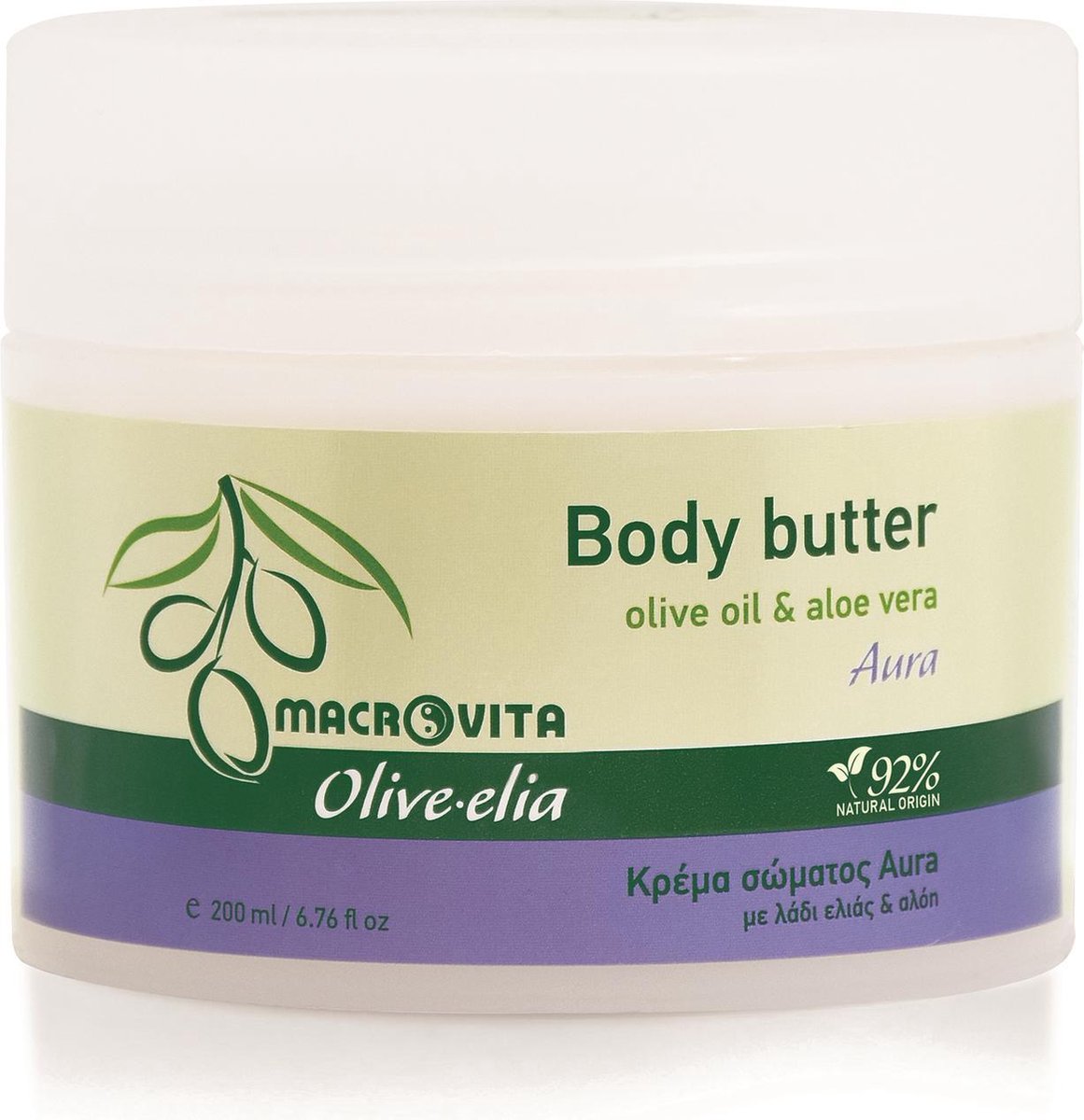 Macrovita Olive-elia Body Butter Aura met Aloë Vera
