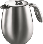 Bodum Columbia Cafetiere dubbelwandig (12 kops) RVS Mat