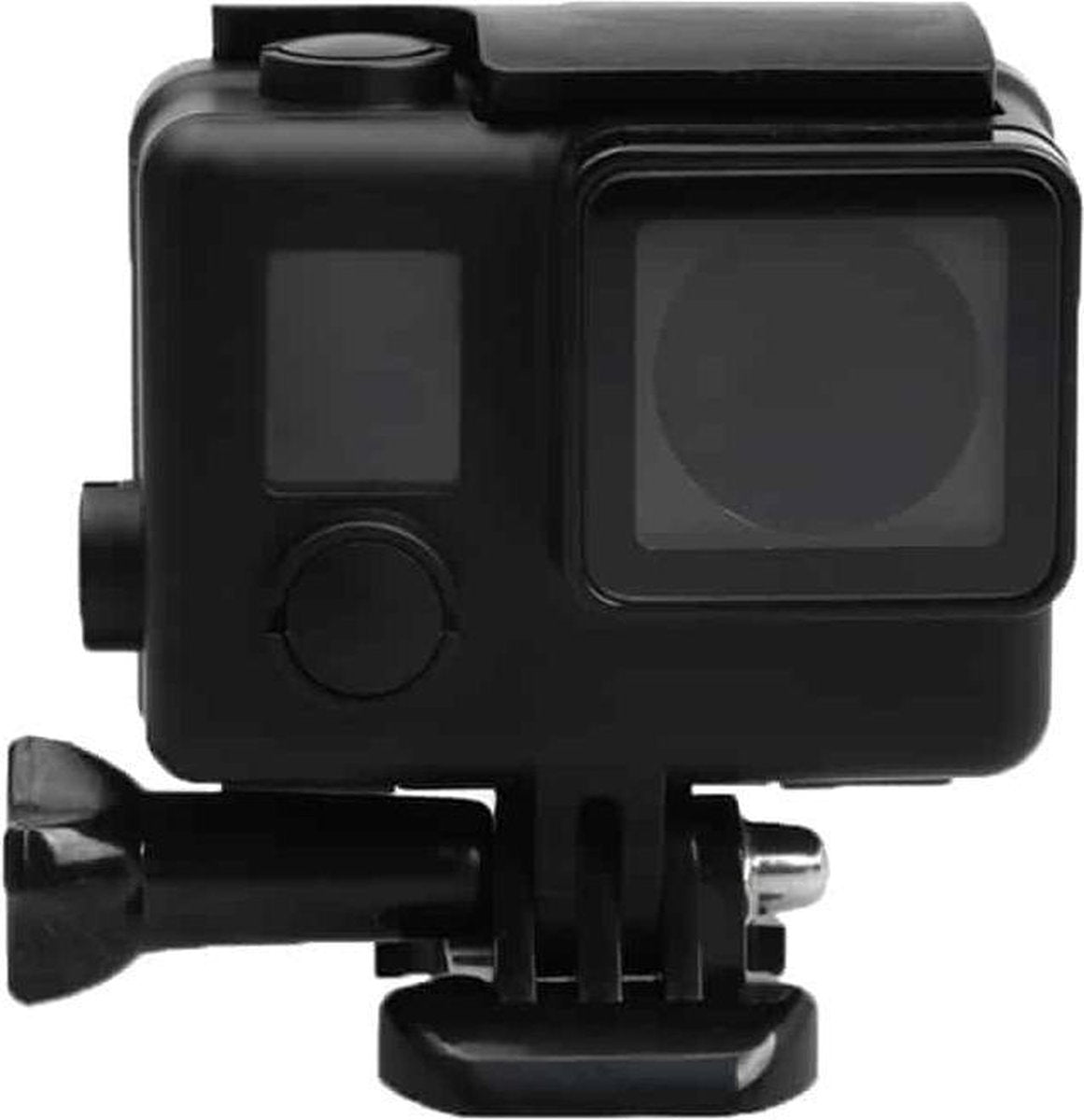 Voor GoPro HERO4 ABS Skelet Behuizing Beschermhoes Cover met Gesp Basic Mount & Loodschroef