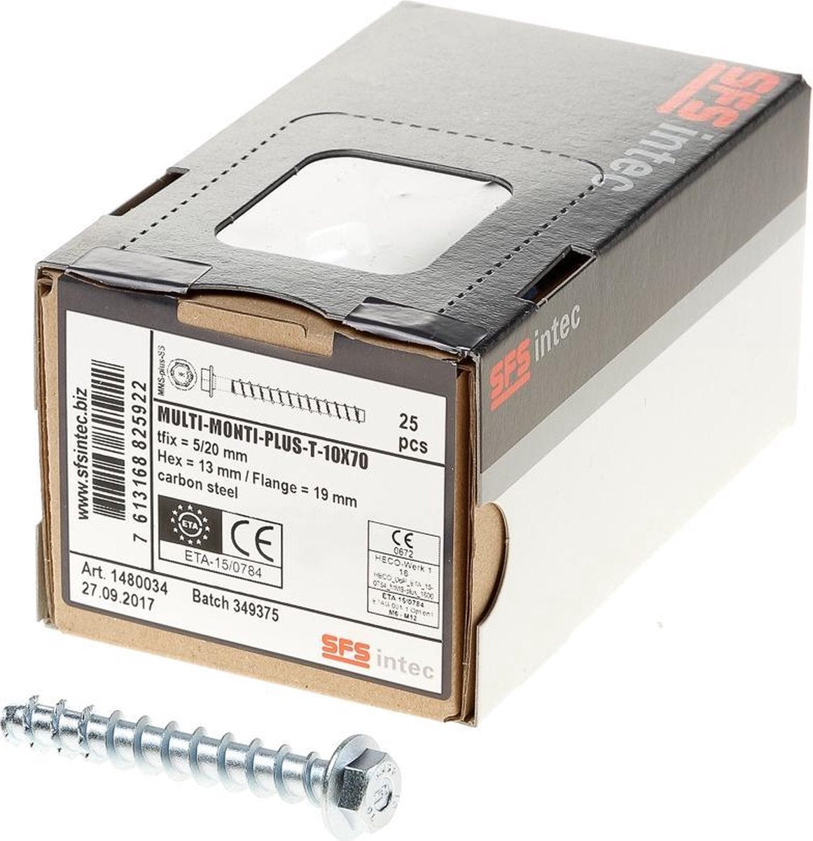 SFS Betonschroef Multi-Monti-plus