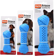 Rubber bone dog toy frisco blue 14cm