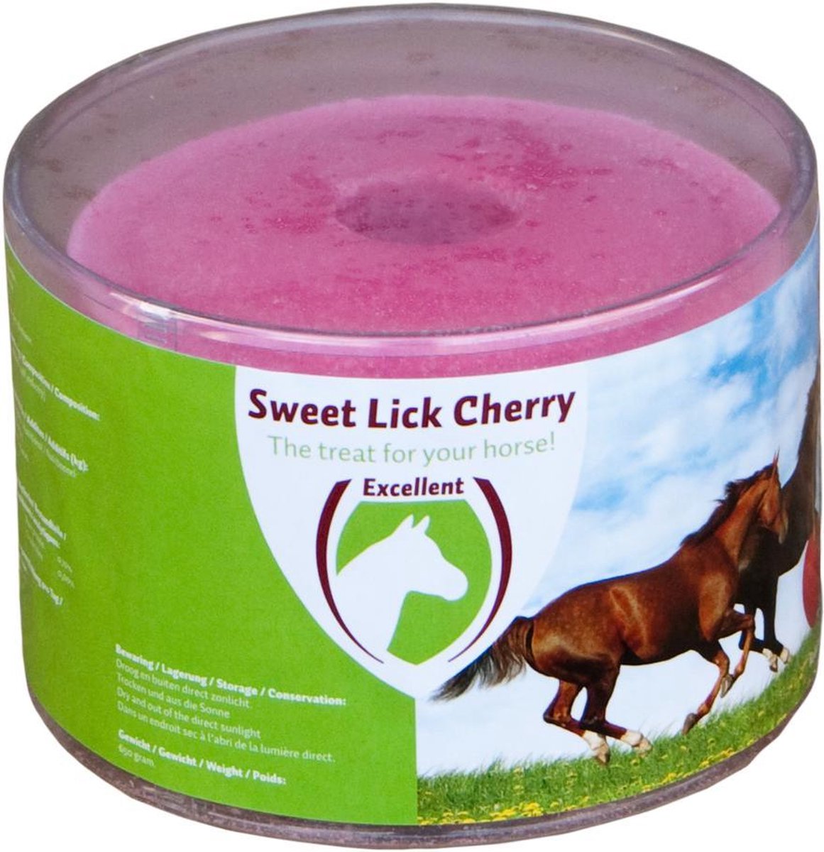 Excellent Sweet Lick  - Liksteen paard - Kers