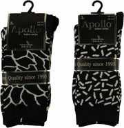 Dames sokken - Apollo - per 3 paar verpakt - willekeurige kleurencombinatie - ONE SIZE 35/42