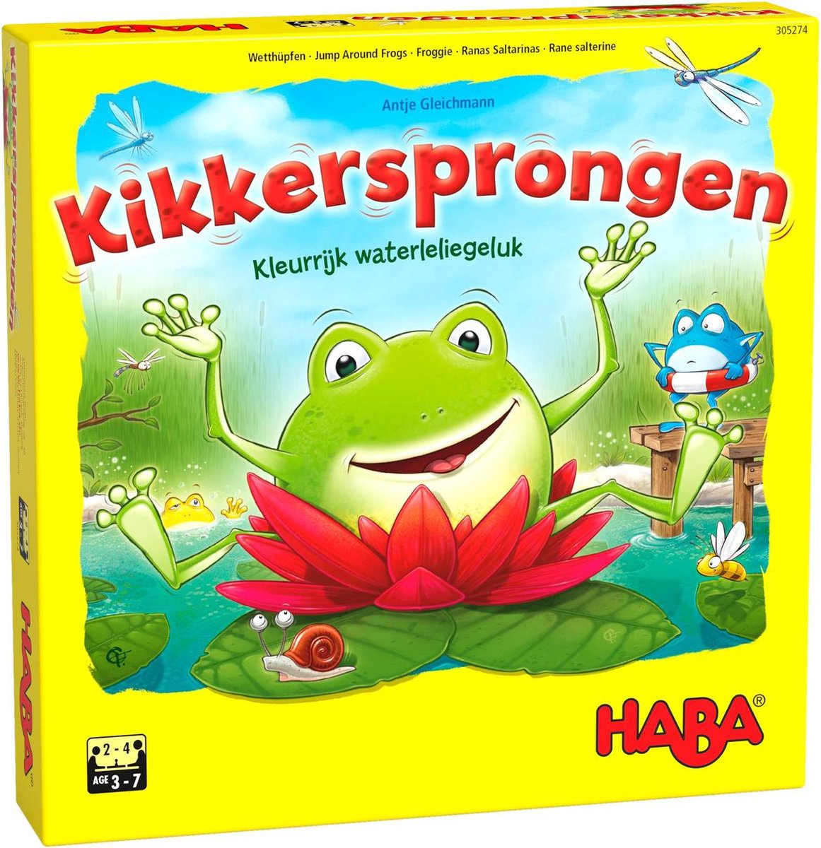 Spel - Kikkersprongen - 3+