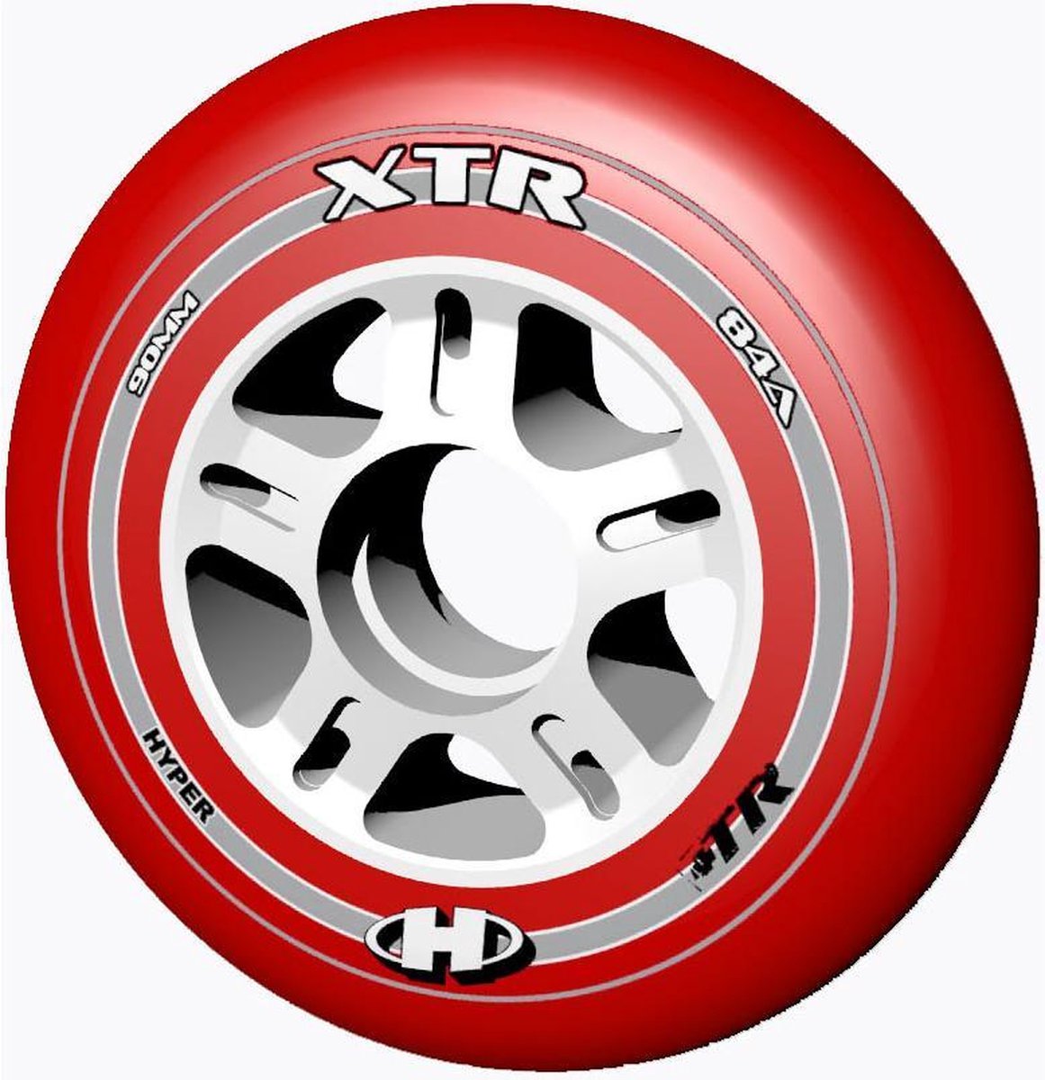 Hyper XTR 100/85 wielen rood