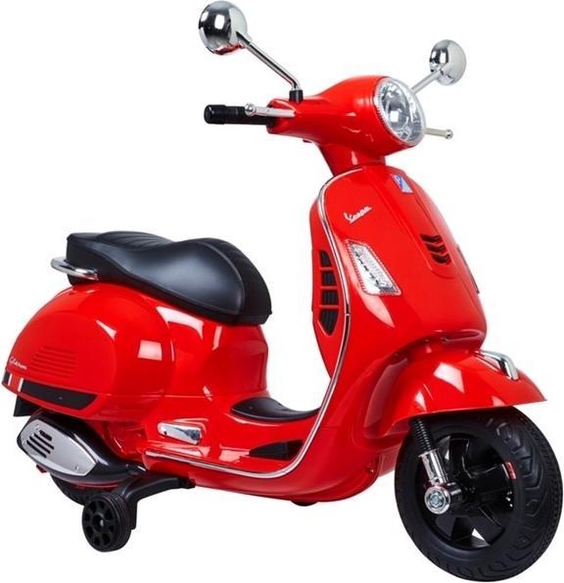 Vespa GTS - Elektrische Kinderscooter - Accu Scooter - Sterke Accu - Afstandbediening - Rood