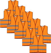 Veiligheidshesje - Veiligheidsvest - Kind - Oranje - 10 stuks
